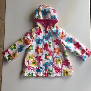 Carters flowered raincoat (rain coat)